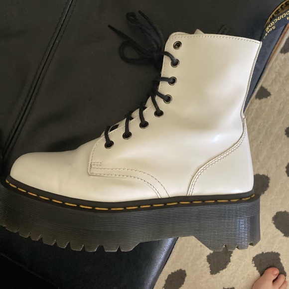Platform White Doc Martens - Picture 5 of 6
